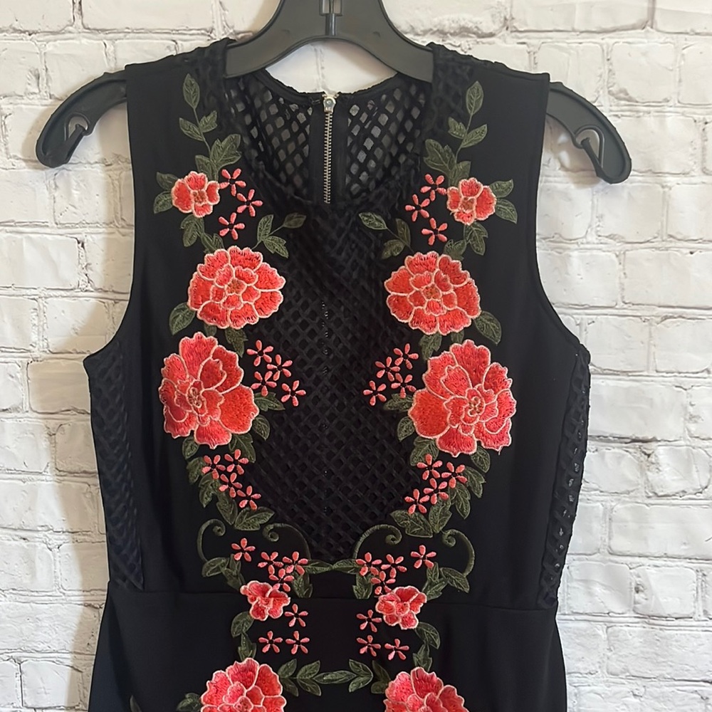 Forever 21 Embroidered Midi Dress